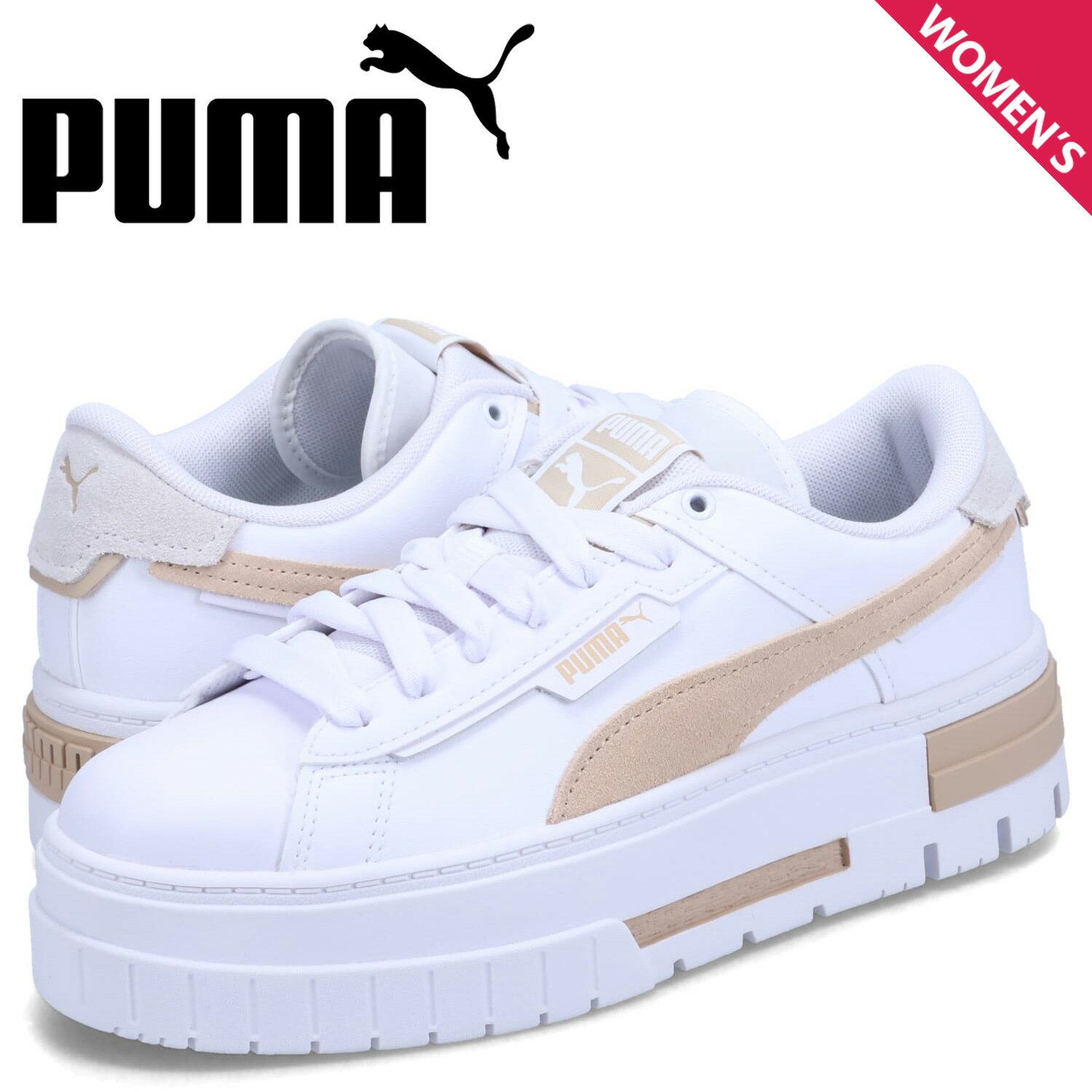 PUMA プーマ スニーカー メイズ クラッシュド ウィメンズ レディース 厚底