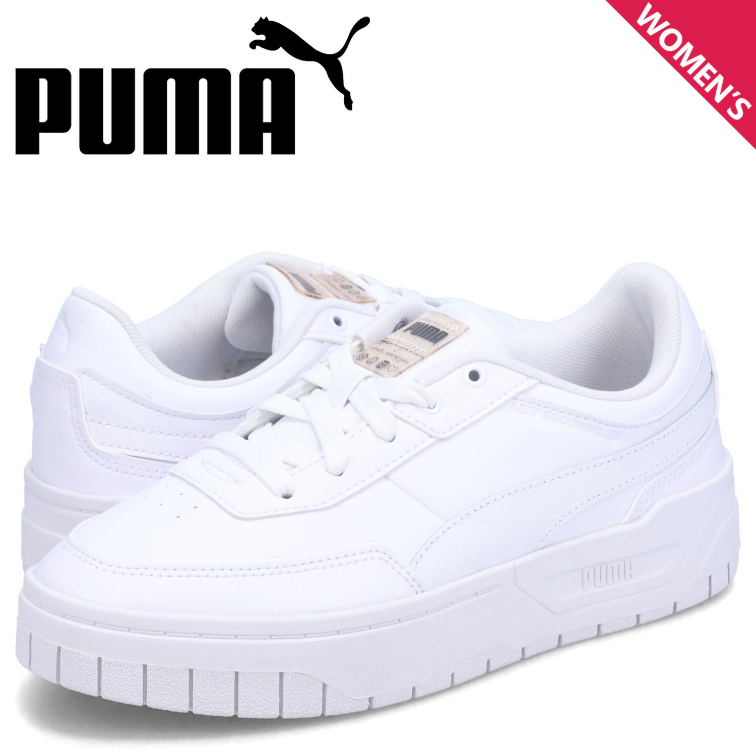 【クーポンで最大1000円OFF！5/16 10:59まで】 PUMA プーマ スニーカー カリ ドリーム ビー ア ポエム レディース CALI DREAM BE A POEM ホワイト 白 393202-01