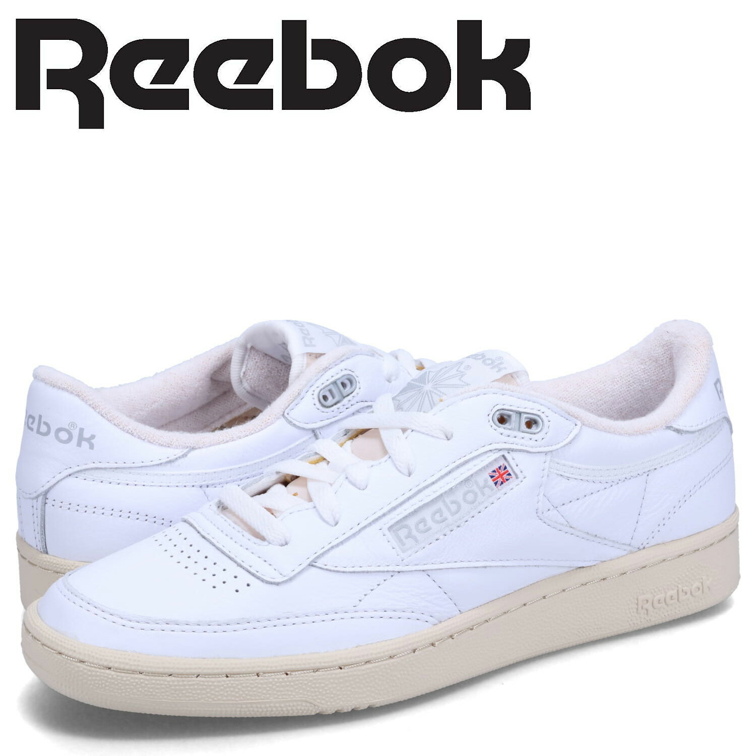 【クーポンで最大1000円OFF！5/16 10:59まで】 リーボック Reebok スニーカー クラブ シー 85 ヴィンテージ メンズ CLUB C 85 VINTAGE ホワイト 白 100033001