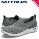 【クーポンで最大1000円OFF！5/7 10:59まで】 スケッチャーズ SKECHERS スリッポン スニーカー アーチフィット リファイン ドントゴー レディース ARCH FIT REFINE DONT GO オリーブ 104164