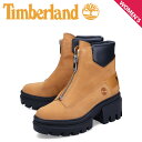 【クーポンで最大1000円OFF！5/1 10:59まで】 ティンバーランド Timberland ブーツ エヴァーリー フロントジップ レディース 厚底 EVERLEIGH FRONT ZIP BOOT ウィート A5YHM