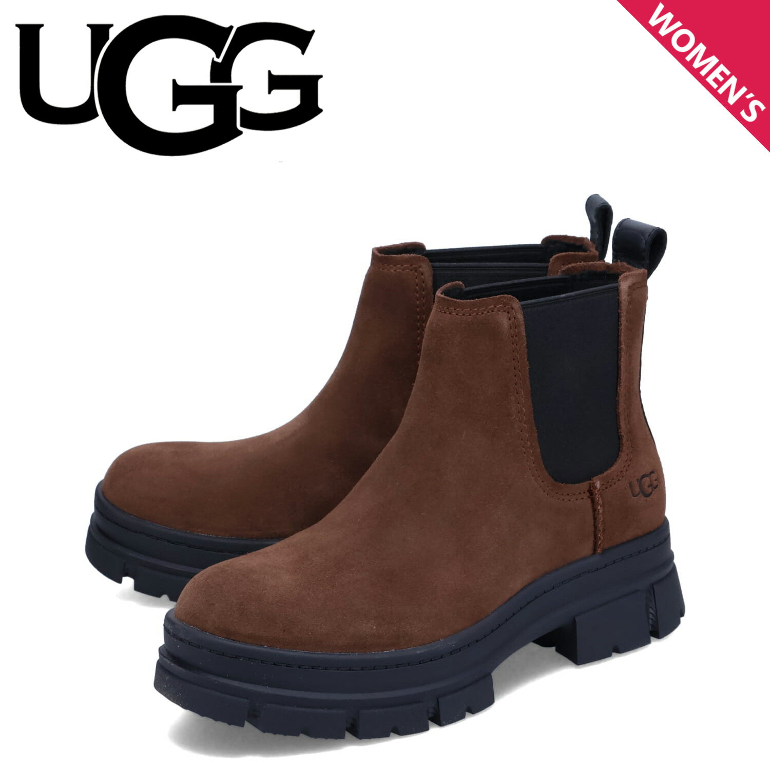  UGG アグ ブーツ サイドゴアブーツ チェルシー アシュトン レディース 防水 ASHTON CHELSEA ブラウン 1133893