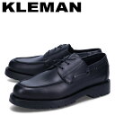 【最大1000円OFFクーポン発行中 10/27 11:59まで!】 KLEMAN クレマン デッキシューズ モカシン 靴 ドナト メンズ Uチップ DONATO ブラック 黒 82102