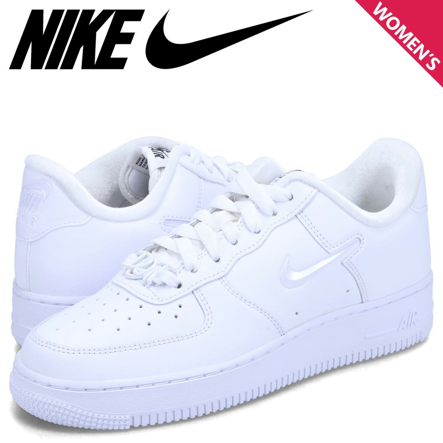 【 最大1000円OFFクーポン配布中 】 NIKE WMNS AIR FORCE 1 07 SE ナイキ エアフォース1 07 SE スニーカー レディース ホワイト 白 FB8251-100のサムネイル
