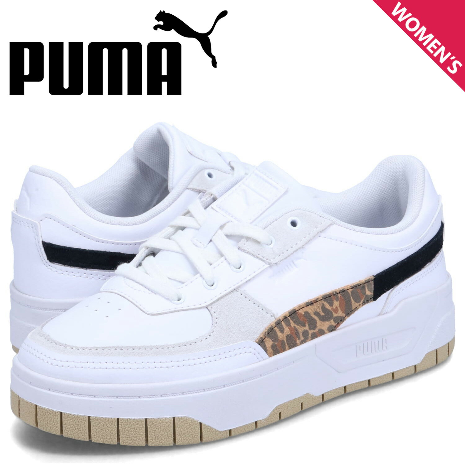 PUMA プーマ スニーカー カリ ドリーム アニマル レディース 厚底 CALI DREAM ANIMAL ホワイト 白 3930..