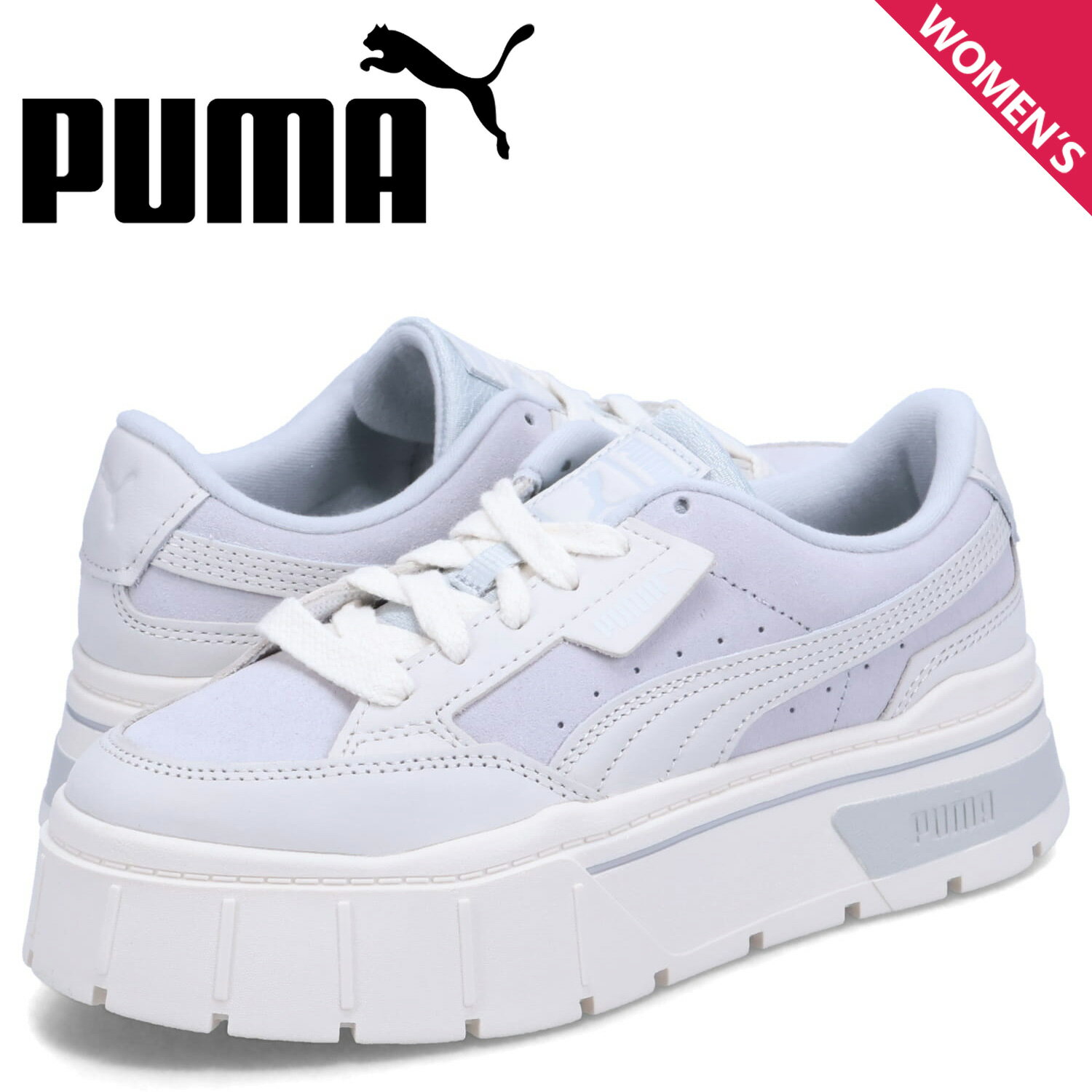 PUMA プーマ スニーカー メイズ スタック セルフラブ ウィメンズ レディース 厚底 MAYZE STACK SELFLOVE WNS グレー 394752