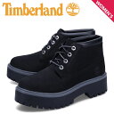 【クーポンで最大1000円OFF！5/7 10:59まで】 ティンバーランド Timberland ブーツ チャッカブーツ プレミアム ウォータープルーフ プラットフォーム レディース 厚底 防水 PREMIUM WP PLATFORM CHUKKA ブラック 黒 A5REN