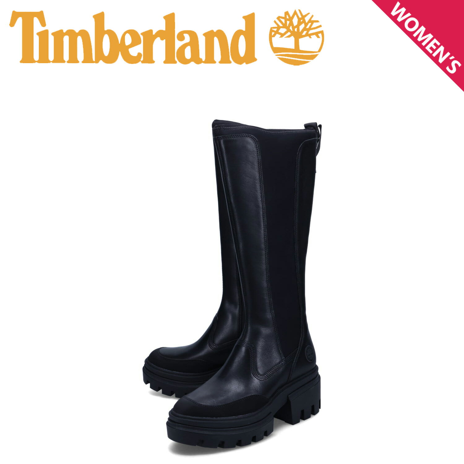 ティンバーランド ティンバーランド Timberland ブーツ ロングブーツ エヴァーリートール レディースEVERLEIGH TALL BOOT ブラック 黒 A5YMR