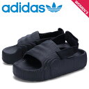 【クーポンで最大1000円OFF！5/1 10:59まで】 アディダス オリジナルス adidas Originals サンダル ストラップサンダル アディレッタ 22 エクストララージ W メンズ レディース 厚底 ADILETTE 22 XLG W ブラック 黒 IE5649