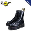  ドクターマーチン Dr.Martens 10ホール ブーツン シューズ ベサン ジェイドン ハイ メンズ レディース 厚底 ファスナー付き JADON HI ブラック 黒 25565001