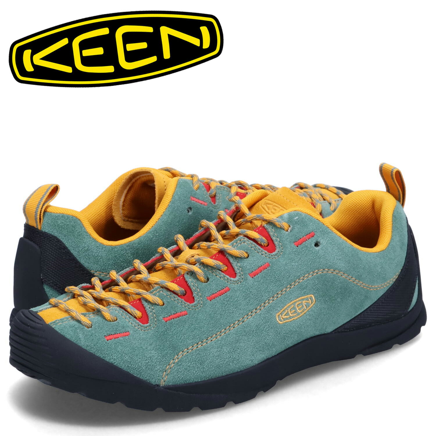 KEEN キーン ジャスパー スニーカー メンズ JASPER ダーク グリーン 1028543