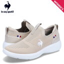 ルコック スポルティフ le coq sportif スニーカー スリッポン ラ ローヌ FK 2 レディース LA RHONE FK 2 ベージュ QL3XJ...
