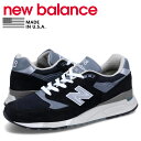 ニューバランス new balance 998 スニーカー メンズ Dワイズ MADE IN USA ブラック 黒 U998BL