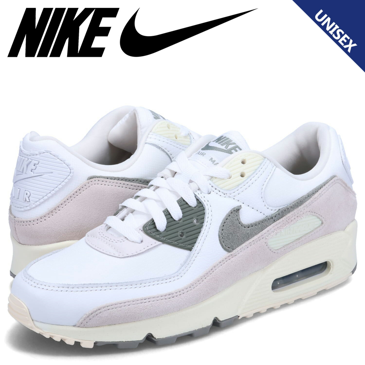 【クーポンで最大1000円OFF！5/16 10:59まで】 NIKE AIR MAX 90 SE ナイキ エアマックス90 スニーカー メンズ レディース ホワイト 白 FZ5159-100