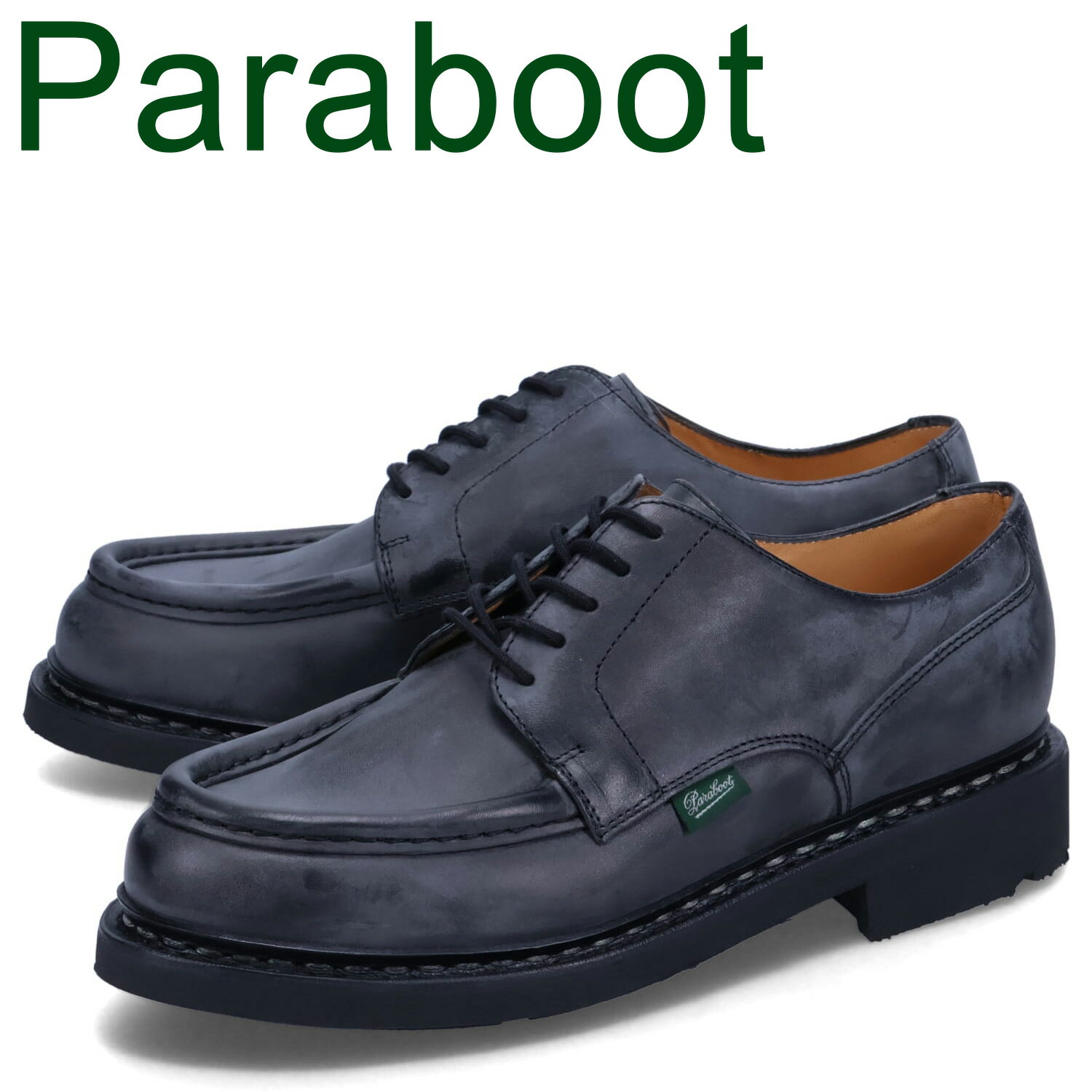 楽天スニークオンラインショップパラブーツ PARABOOT ヴィランドリー レザーシューズ ビジネス メンズ 本革 VILLANDRY ブラック 黒 230212