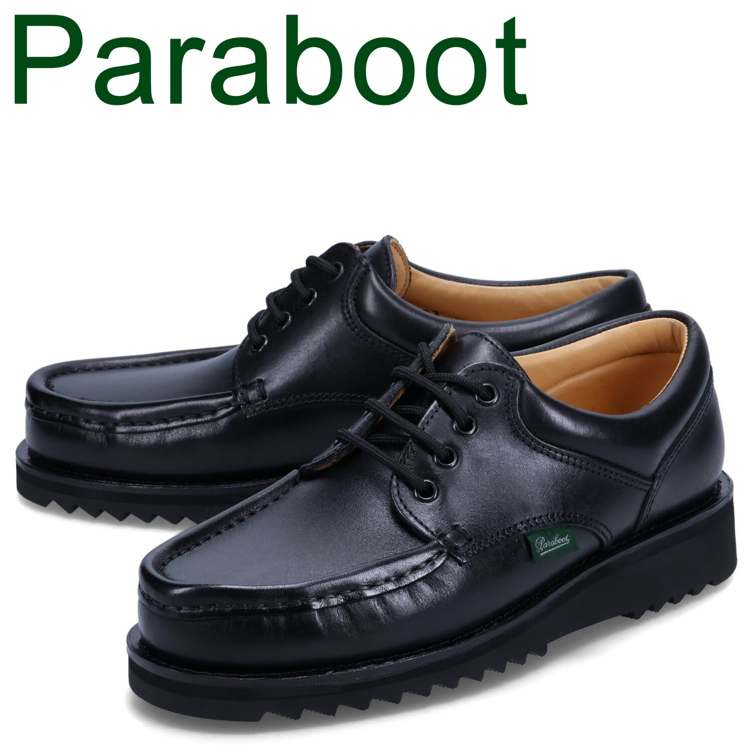 パラブーツ 靴 メンズ パラブーツ PARABOOT ティエール レザーシューズ ビジネス メンズ THIERS 本革 ブラック 黒 786404