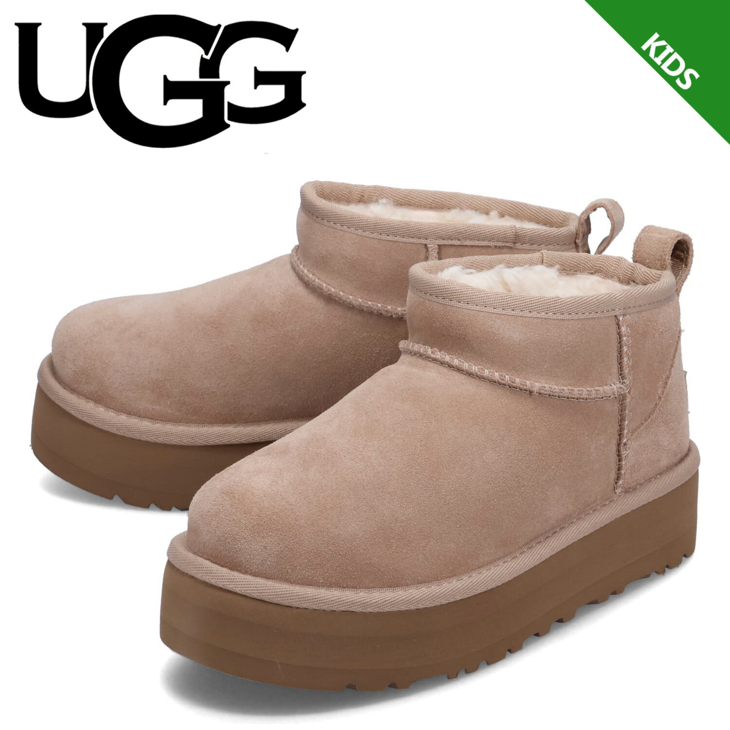 009◼️美品UGG キッズ クラシック ミニ II CLASSIC MINI Ⅱ 009◼️美品UGG キッズ クラシック ミニ II CLASSIC MINI Ⅱ