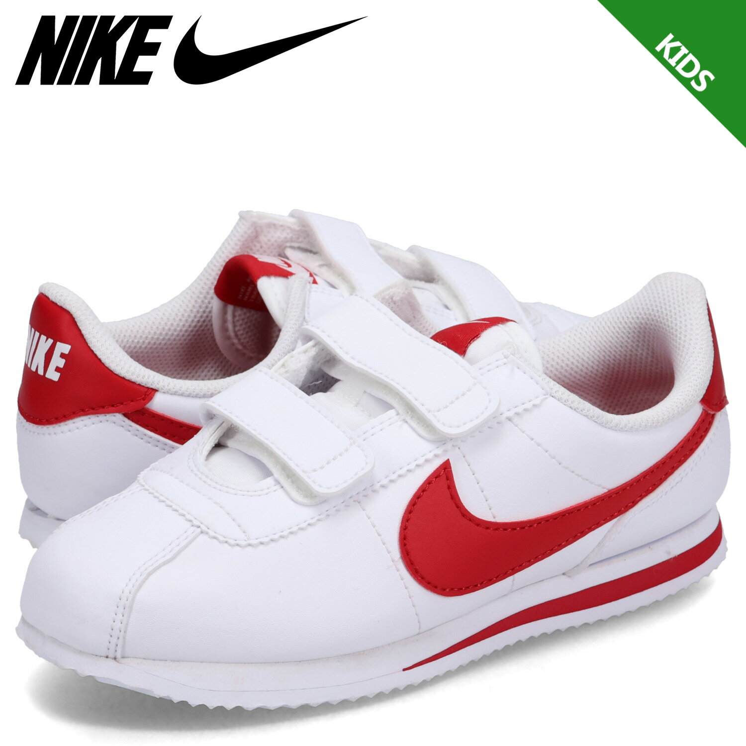 【クーポンで最大1000円OFF！5/16 10:59まで】 NIKE CORTEZ BASIC SL PSV ナイキ コルテッツ ベーシック SL PSV スニーカー キッズ ホワイト 白 904767-101