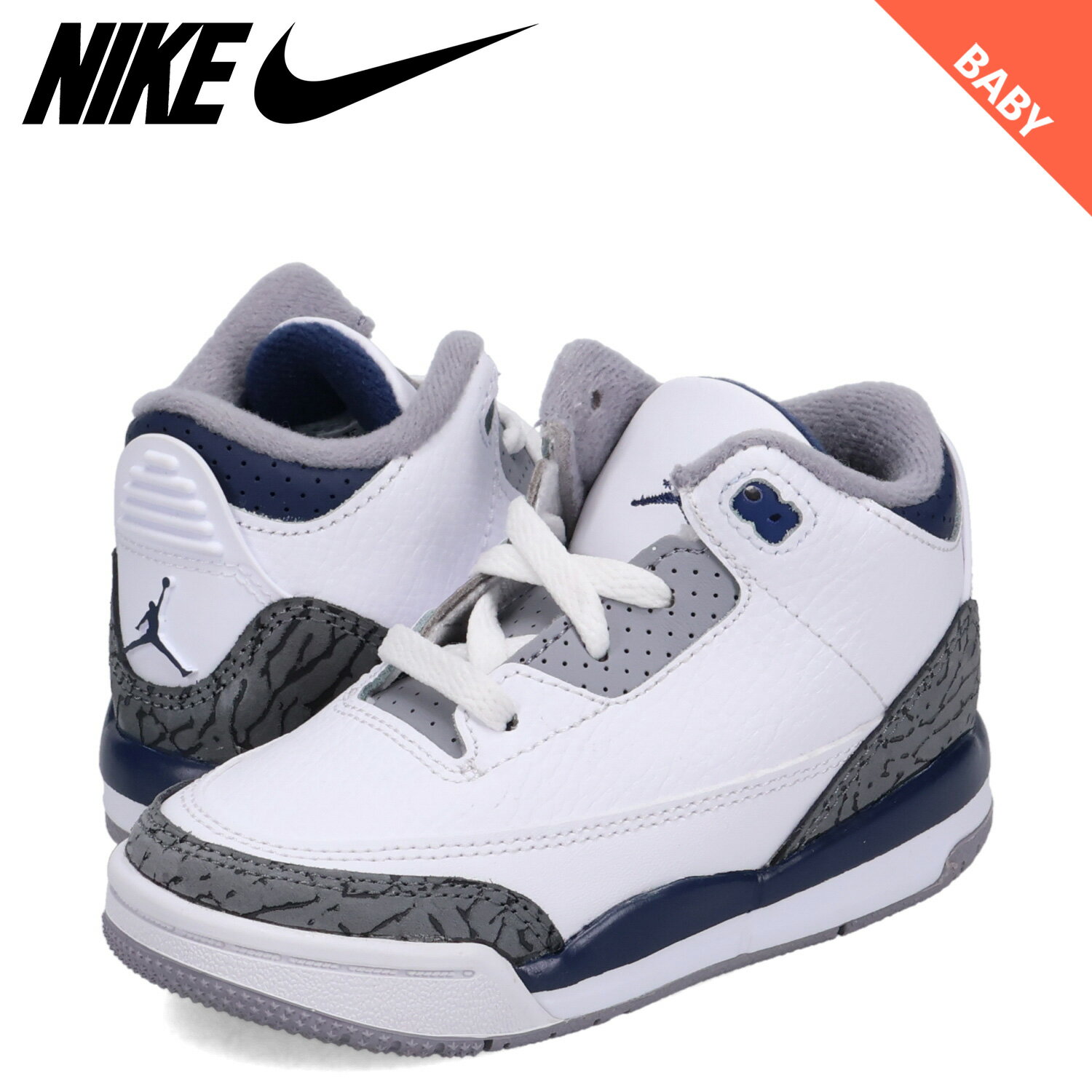 NIKE JORDAN 3 RETRO TD ʥ 硼3 ȥ ˡ ٥ӡ å ۥ磻  DM0968-140