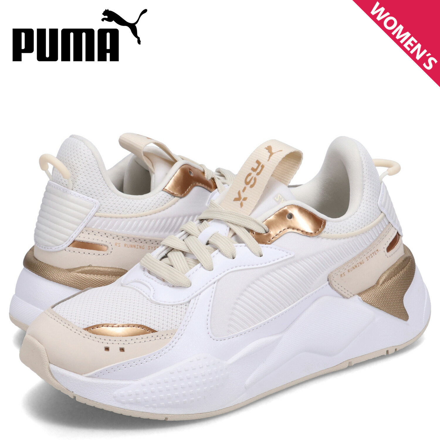 PUMA プーマ スニーカー RS-X グラム レディース 厚底 RS-X GLAM ホワイト 白 396393-01