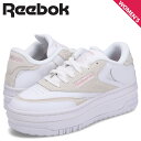 リーボック 【クーポンで最大1000円OFF！5/7 10:59まで】 リーボック Reebok スニーカー クラブシー エクストラ レディース 厚底 CLUB C EXTRA ホワイト 白 100074261