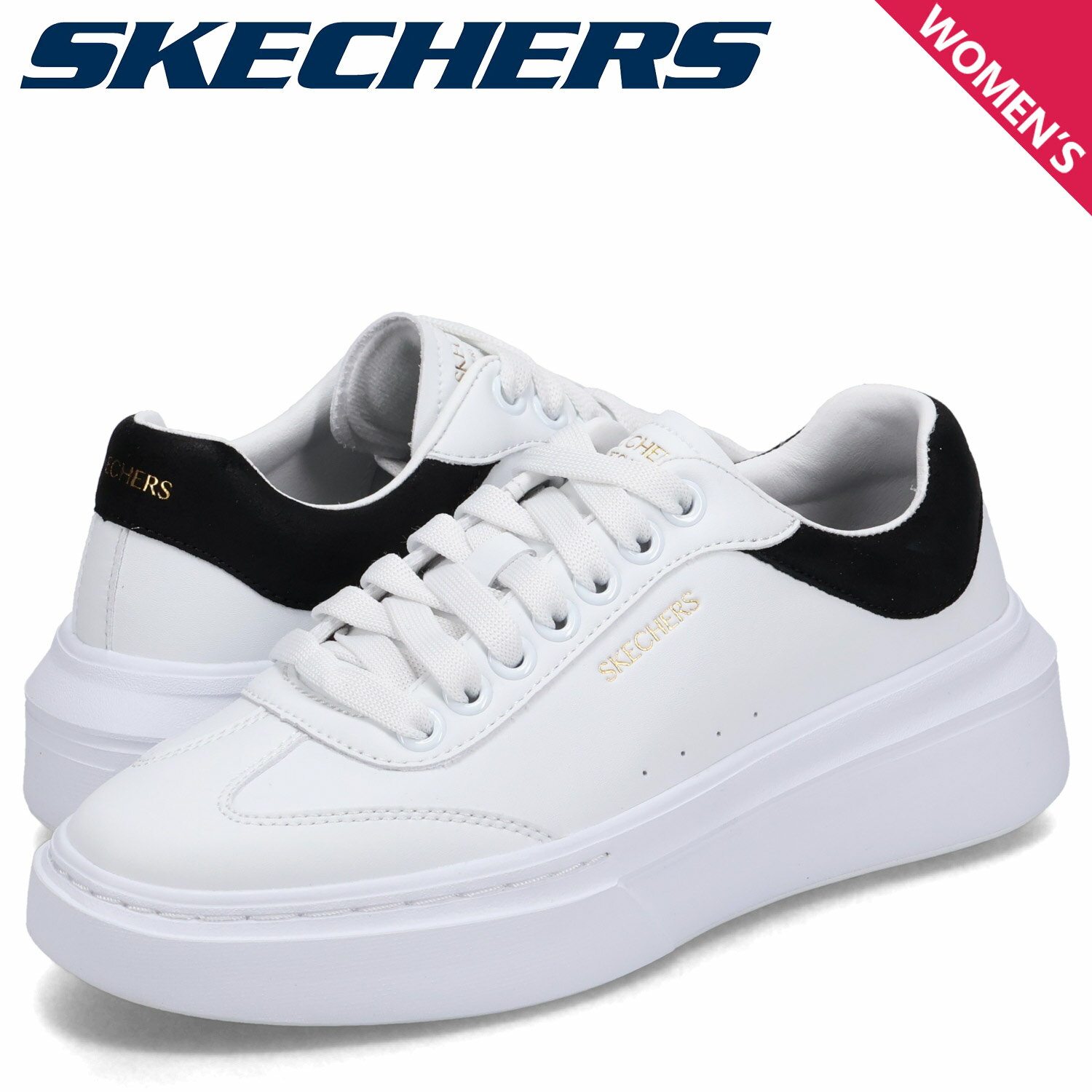 スケッチャーズ SKECHERS スニーカー コルドバ クラシック レディース CORDOVA CLASSIC BEST BEHAVI ホワイト 白 185060