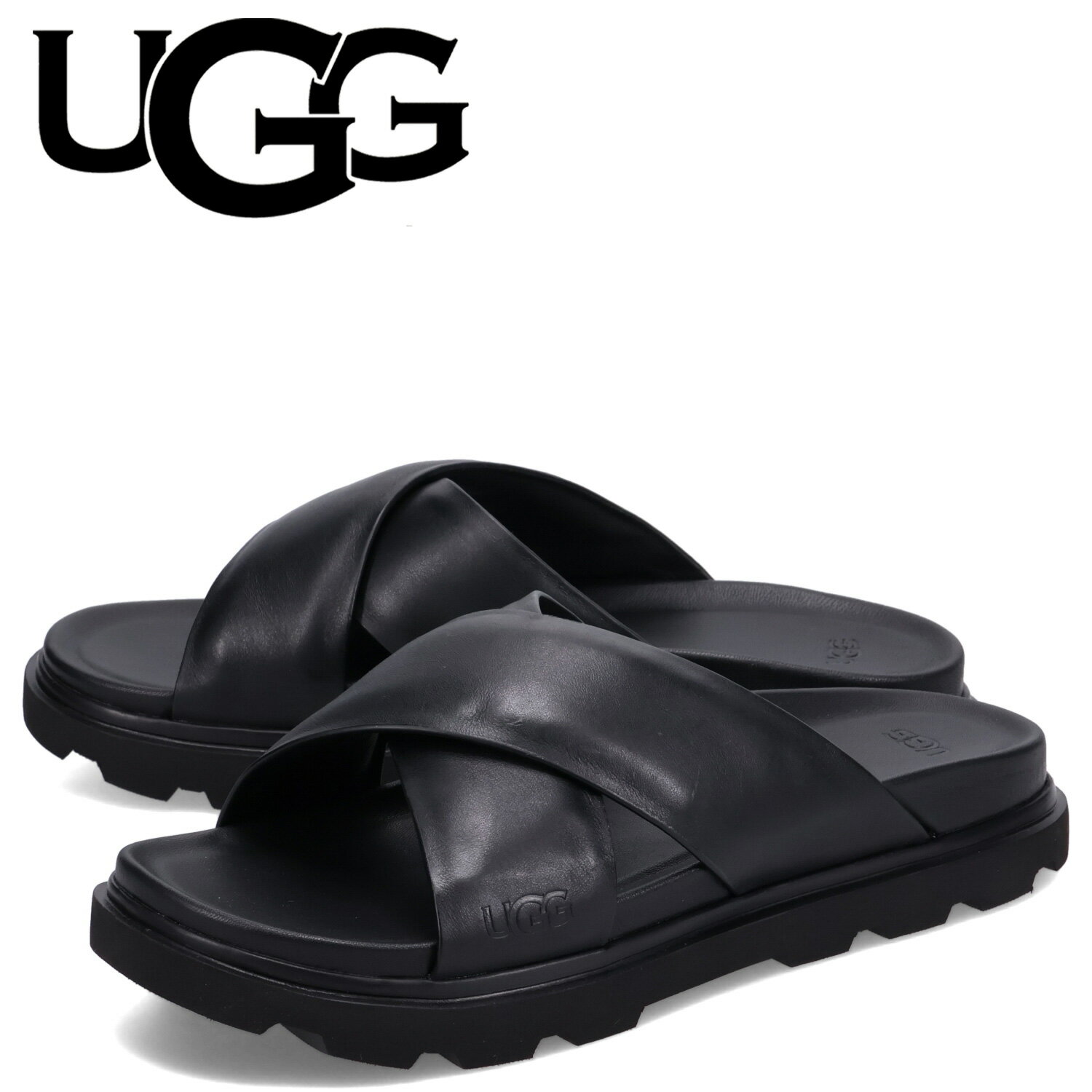 ڥݥǺ1000OFF5/16 10:59ޤǡ UGG   饤ɥ  CAPITOLA CROSS SLIDE ֥å  1153076