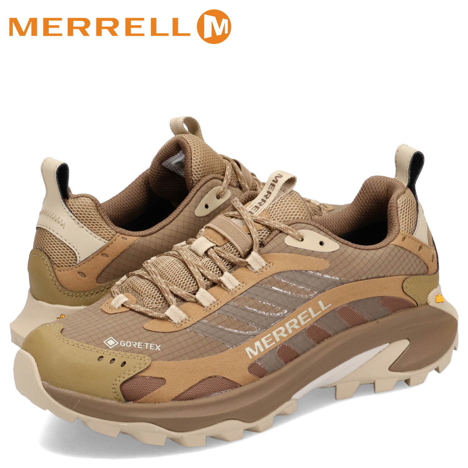 メレル MERRELL ハイキングシューズ スニーカー モアブ スピード 2 ゴアテックス ウォーキング メンズ MOAB SPEED 2 GORE-TEX カーキ J037517