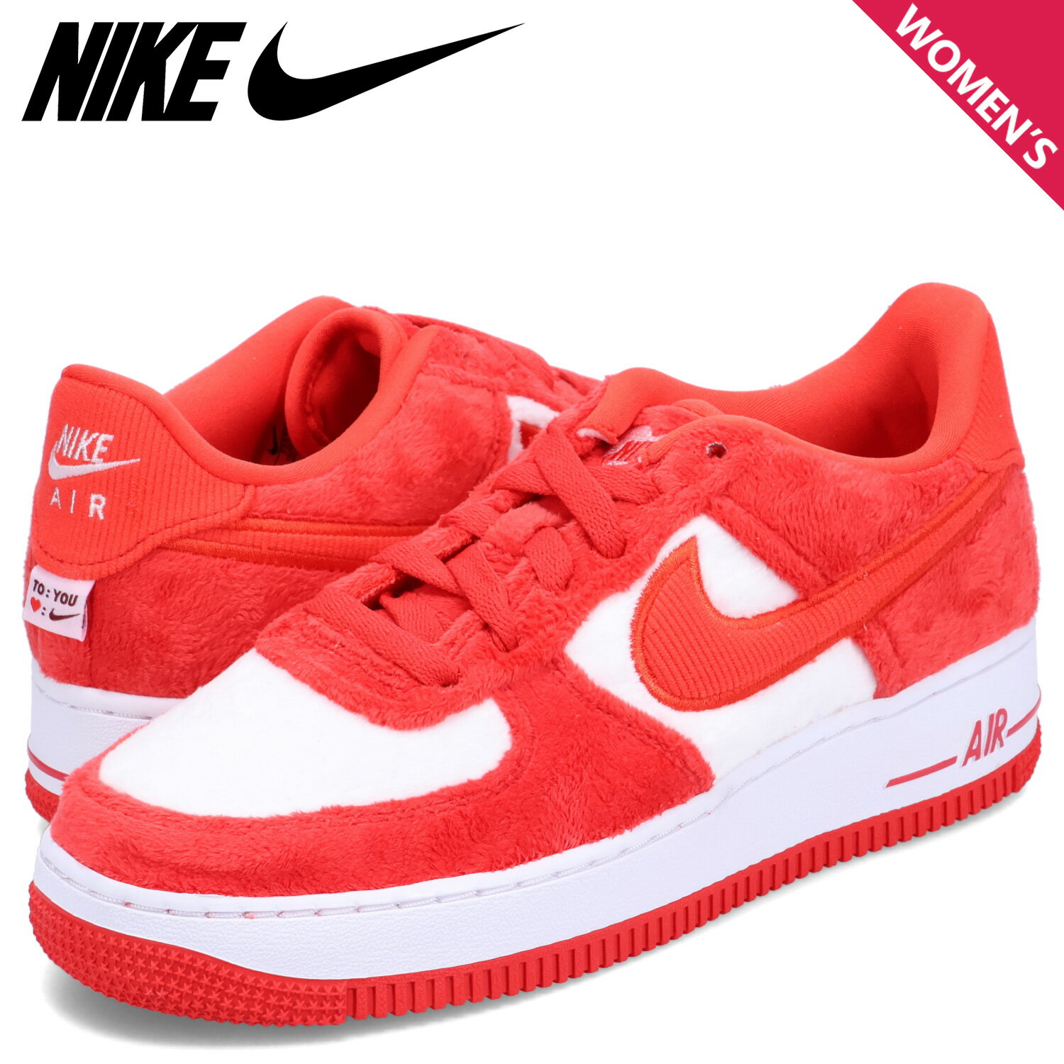 NIKE AIR FORCE 1 GS VALENTINES DAY ナイキ エアフォース1 GS スニーカー レディース レッド FZ3552-612