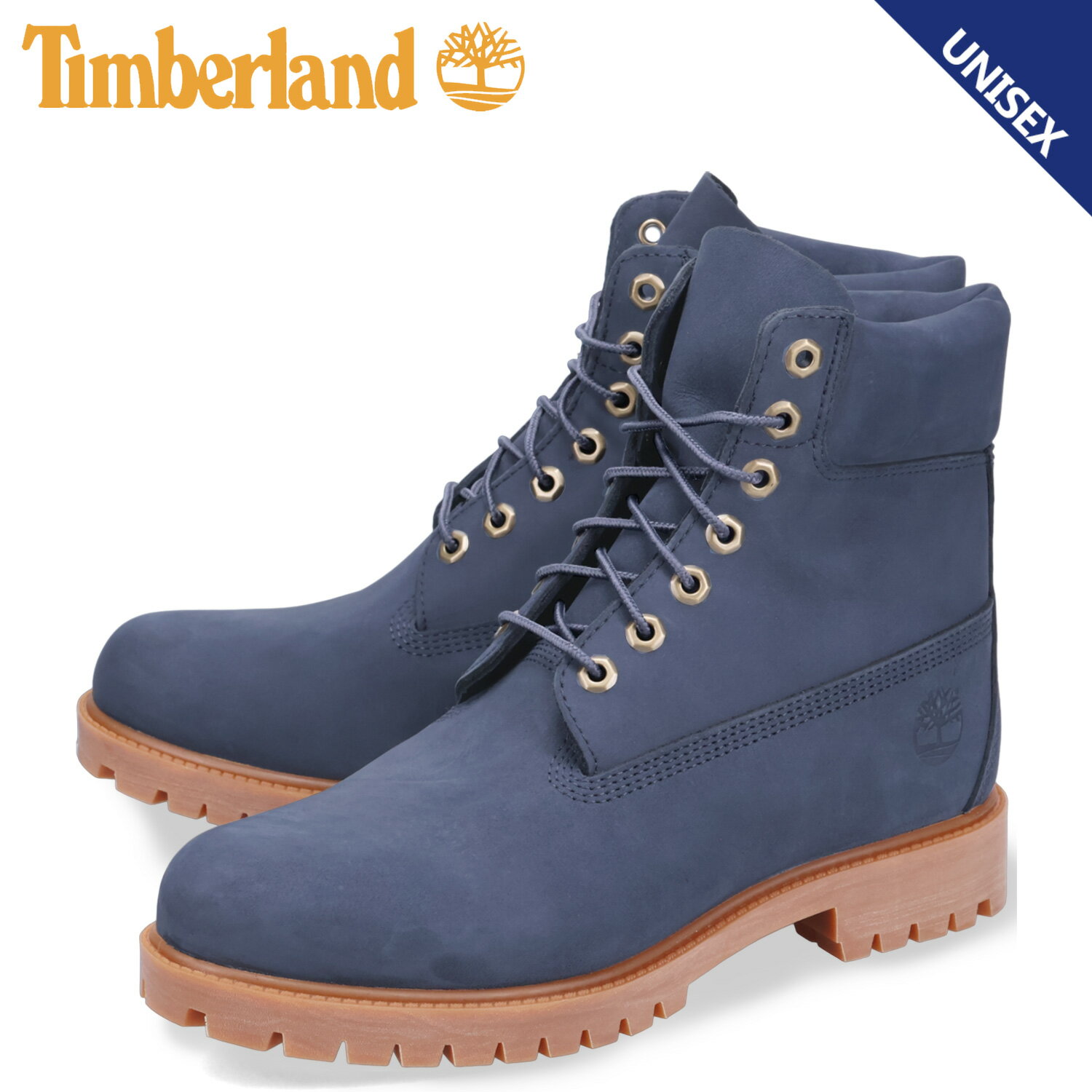 ティンバーランド ティンバーランド Timberland ブーツ 6インチ メンズ レディース 防水 ウォータープルーフ 6 INCH PREMIUM WATERPROOF BOOT ダーク ブルー A2N48