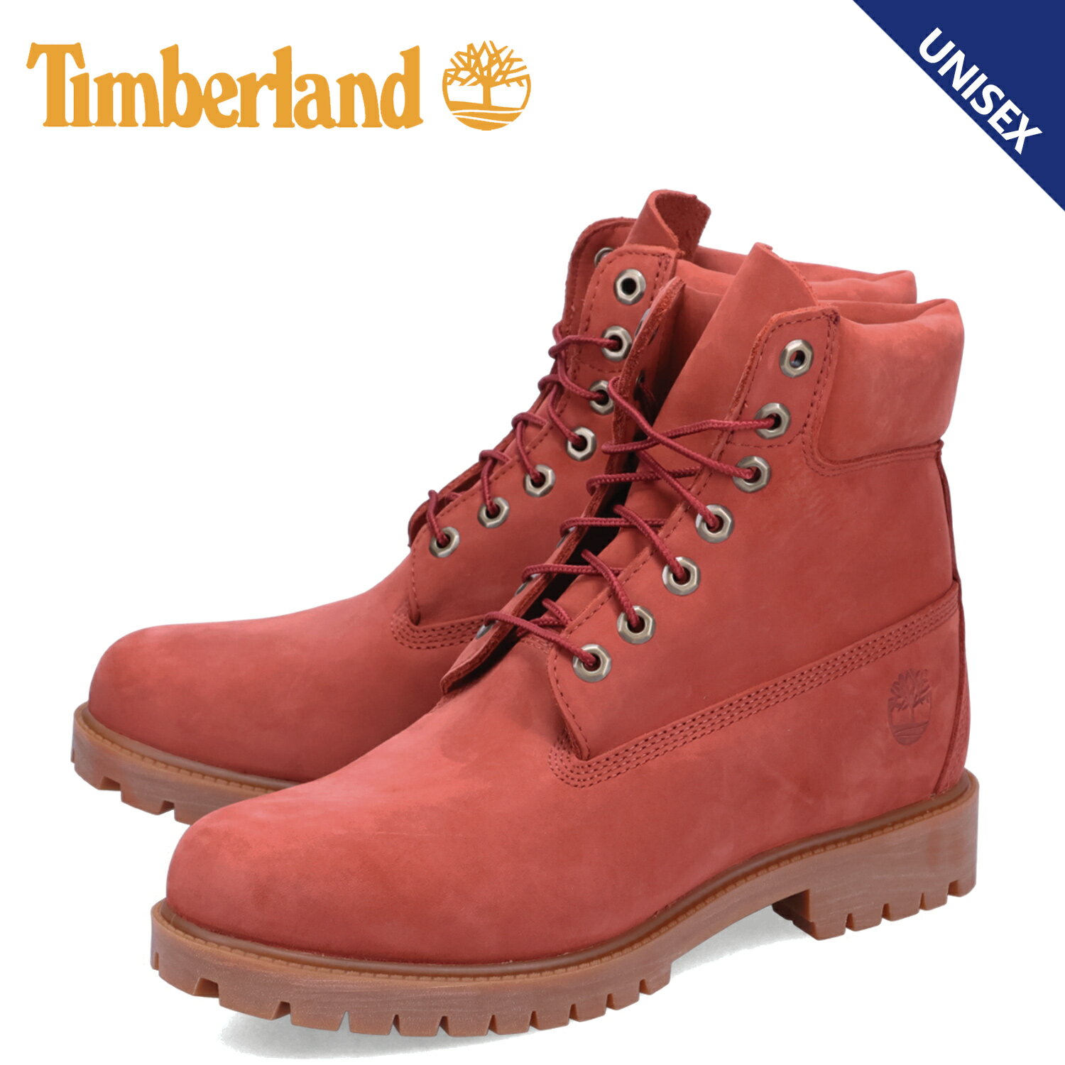 ティンバーランド Timberland ブーツ 6インチ メンズ レディース 防水 ウォータープルーフ 6 INCH PREMIUM WATERPROOF BOOT ダーク レッド A2N6F