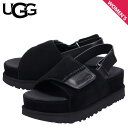 楽天スニークオンラインショップ【クーポンで最大1000円OFF！5/1 10:59まで】 UGG アグ サンダル ストラップサンダル ゴールデンスター ハイ スリングバック レディース 厚底 軽量 WOMENS GOLDENSTAR HI SLINGBACK SANDAL ブラック 黒 1152652