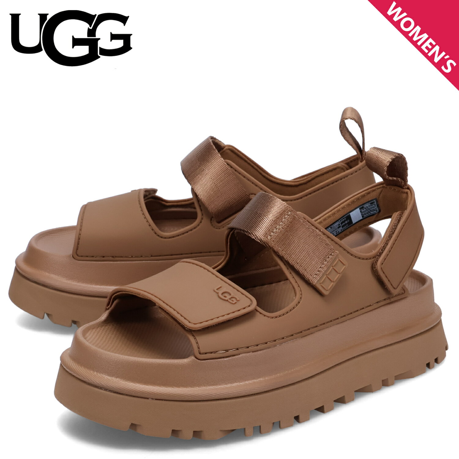 【クーポンで最大1000円OFF】 UGG アグ サンダル ストラップサンダル ゴールデングロウ レディース 厚底 GOLDENGLOW ブラウン 1152685のサムネイル