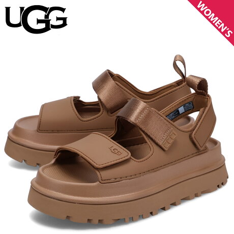 UGG アグ サンダル ストラップサンダル ゴールデングロウ レディース 厚底 GOLDENGLOW ブラウン 1152685