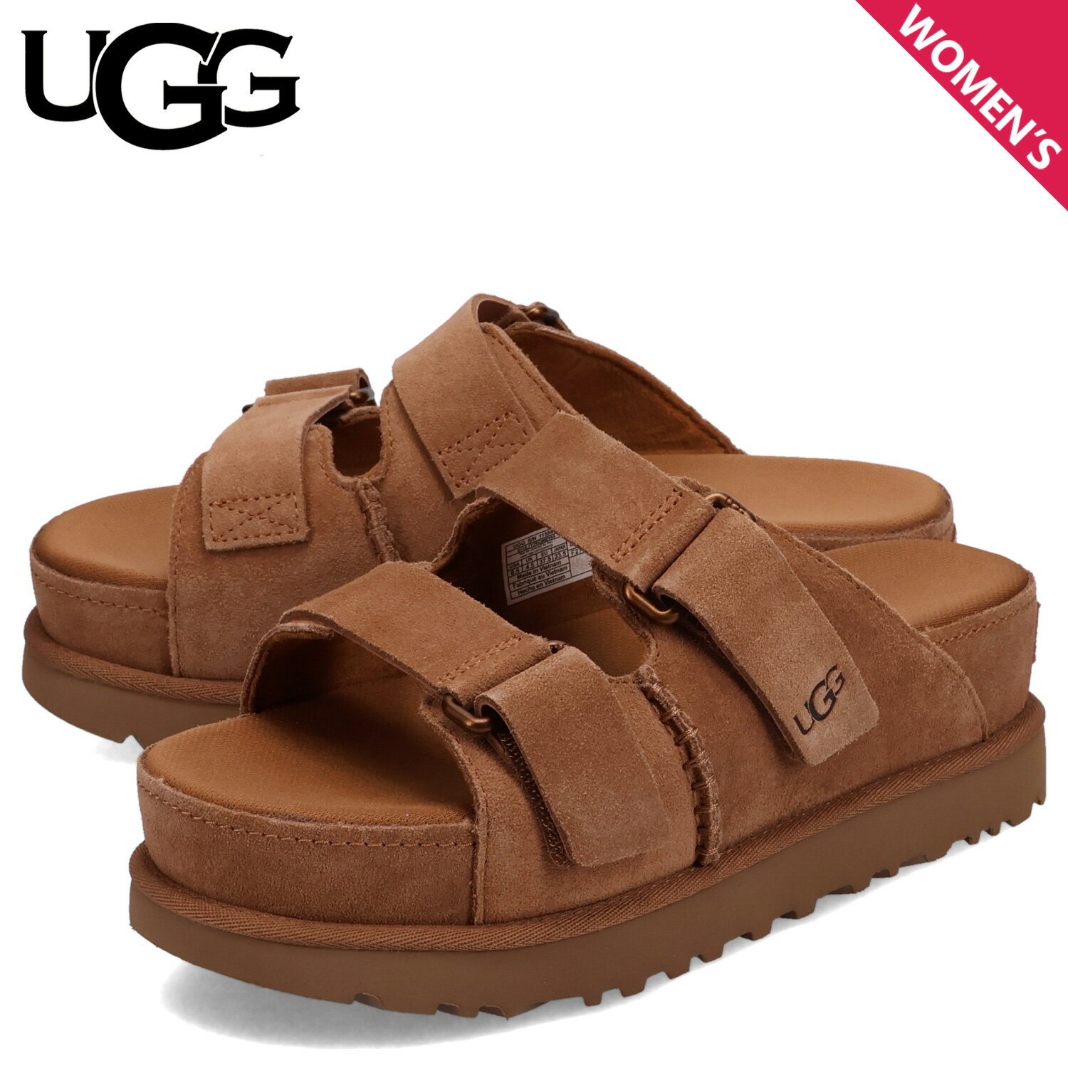 UGG アグ サンダル スライドサンダル ゴールデンスター ハイ レディース WOMENS GOLDENSTAR HI SLIDE SANDAL チェスナット 1155458