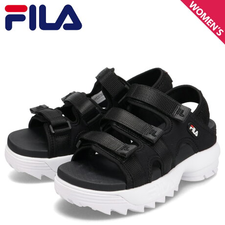 FILA フィラ サンダル スポーツサンダル ディスラプター SD レディース 厚底 DISRUPTOR SD ブラック 黒 USS23082-013