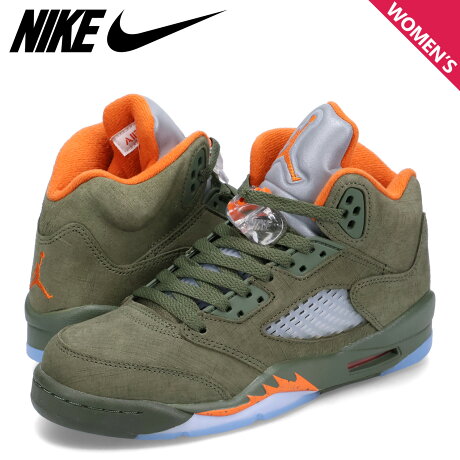 NIKE AIR JORDAN 5 RETRO GS ナイキ エアジョーダン5 レトロ スニーカー レディース オリーブ 440888-308