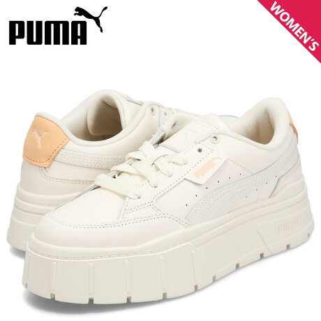 PUMA プーマ スニーカー ウィメンズ メイズ スタック ソフト レディース 厚底 WOMENS MAYZE STACK SOFT WINTER ホワイト 白 391083-07