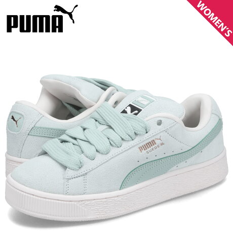 PUMA プーマ スウェード XL スニーカー レディース スエード SUEDE XL ライト ブルー 395205-10