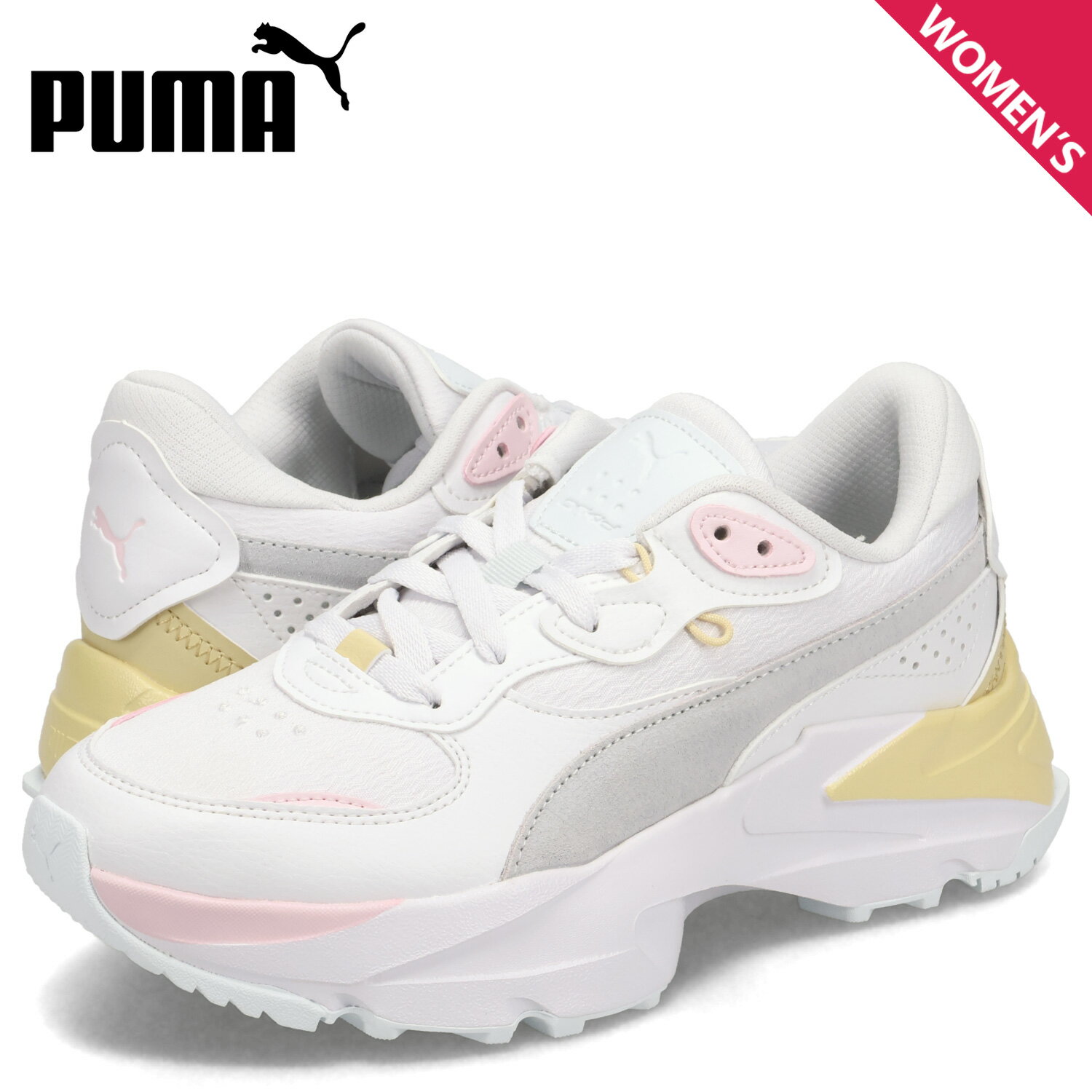 【最大1000円OFFクーポン発行中 4/17 11:59まで！】 PUMA プーマ スニーカー オーキッド゛ 2 パステル ウィメンズ レディース 厚底 ORKID 2 PASTEL WNS ホワイト 白 396009-01のサムネイル