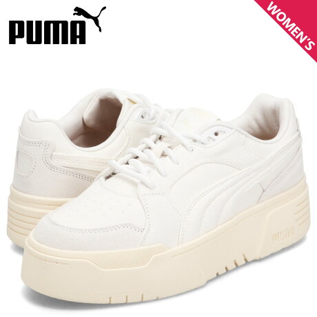 PUMA プーマ スニーカー ウィメンズ カリフォルニア フライズ ネイチャー レディース 厚底 WNS CA. FLYZ NATURE ホワイト 白 396100-01