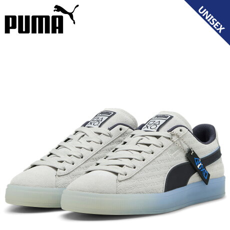 PUMA プーマ プレイステーション スウェード スニーカー メンズ コラボ 限定 スエード PlayStation SUEDE グレー 396246-01