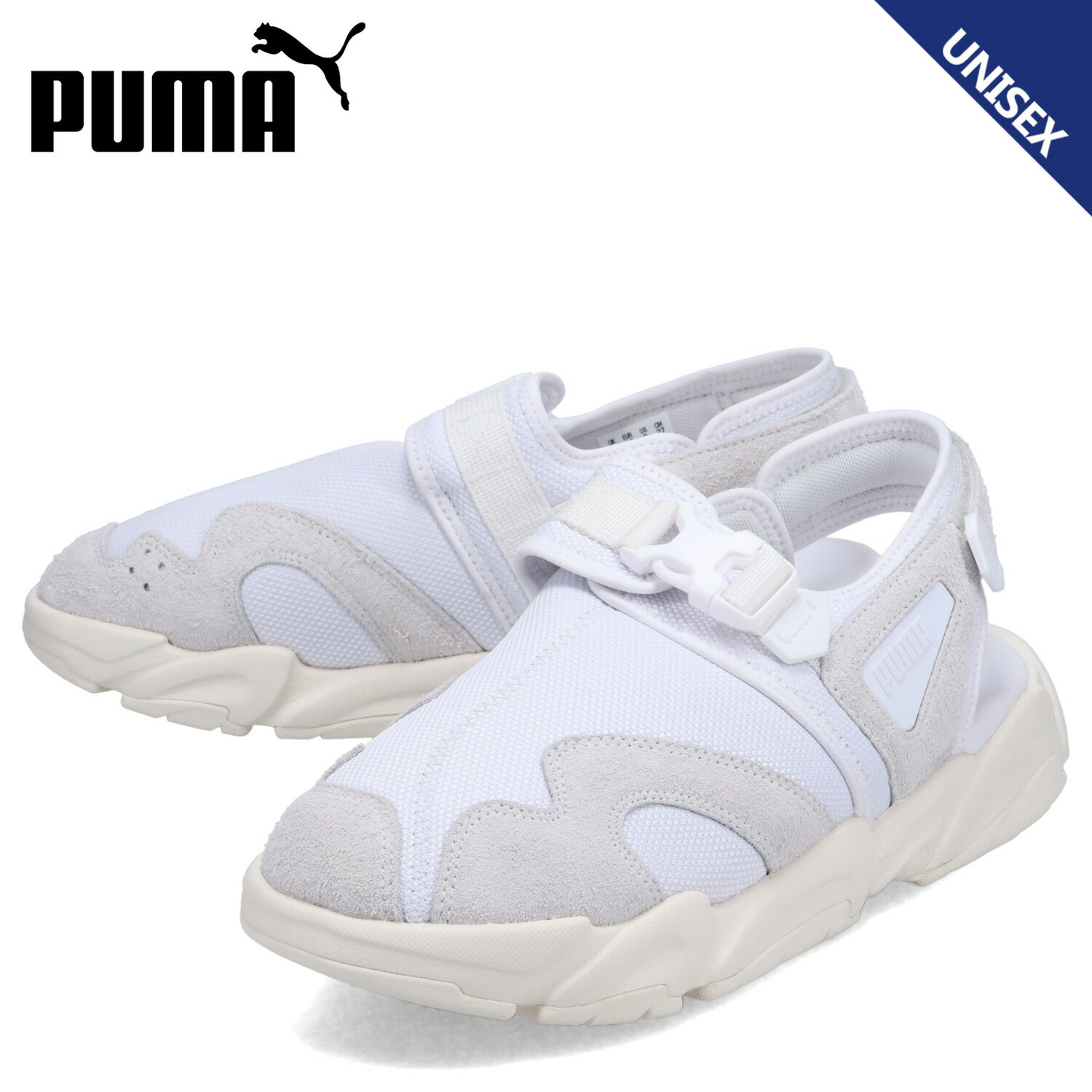 PUMA プーマ サンダル スポーツサンダル TS-01 ニュー マテリアル メンズ レディース TS-01 NEW MATERIAL SANDAL ホワイト 白 396484-01