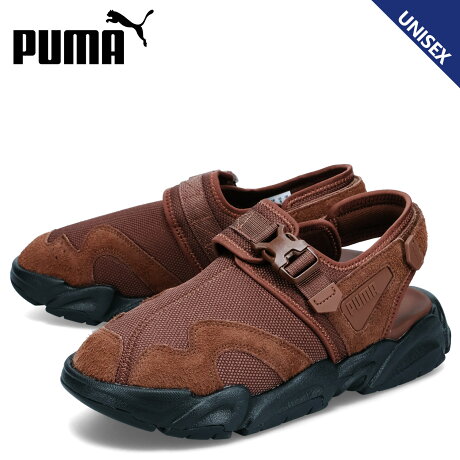 PUMA プーマ サンダル スポーツサンダル TS-01 ニュー マテリアル メンズ レディース TS-01 NEW MATERIAL SANDAL ブラウン 396484-02