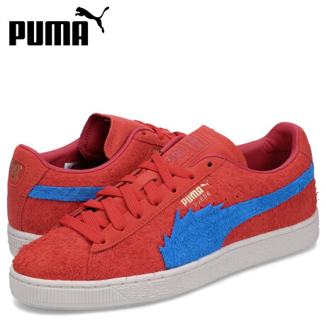 PUMA プーマ スウェード ワンピース バギー スニーカー メンズ 千両道化のバギー スエード コラボ SUEDE ONE PIECE BUGGY レッド 396520-01 [3/23発売 先行予約]