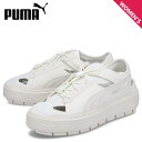 PUMA プーマ スニーカー サンダル プラットフォーム トレース ライト ミュール レディース 厚底 PLATFORM TRACE LITE MULE MU ホワイト 白 399153-01