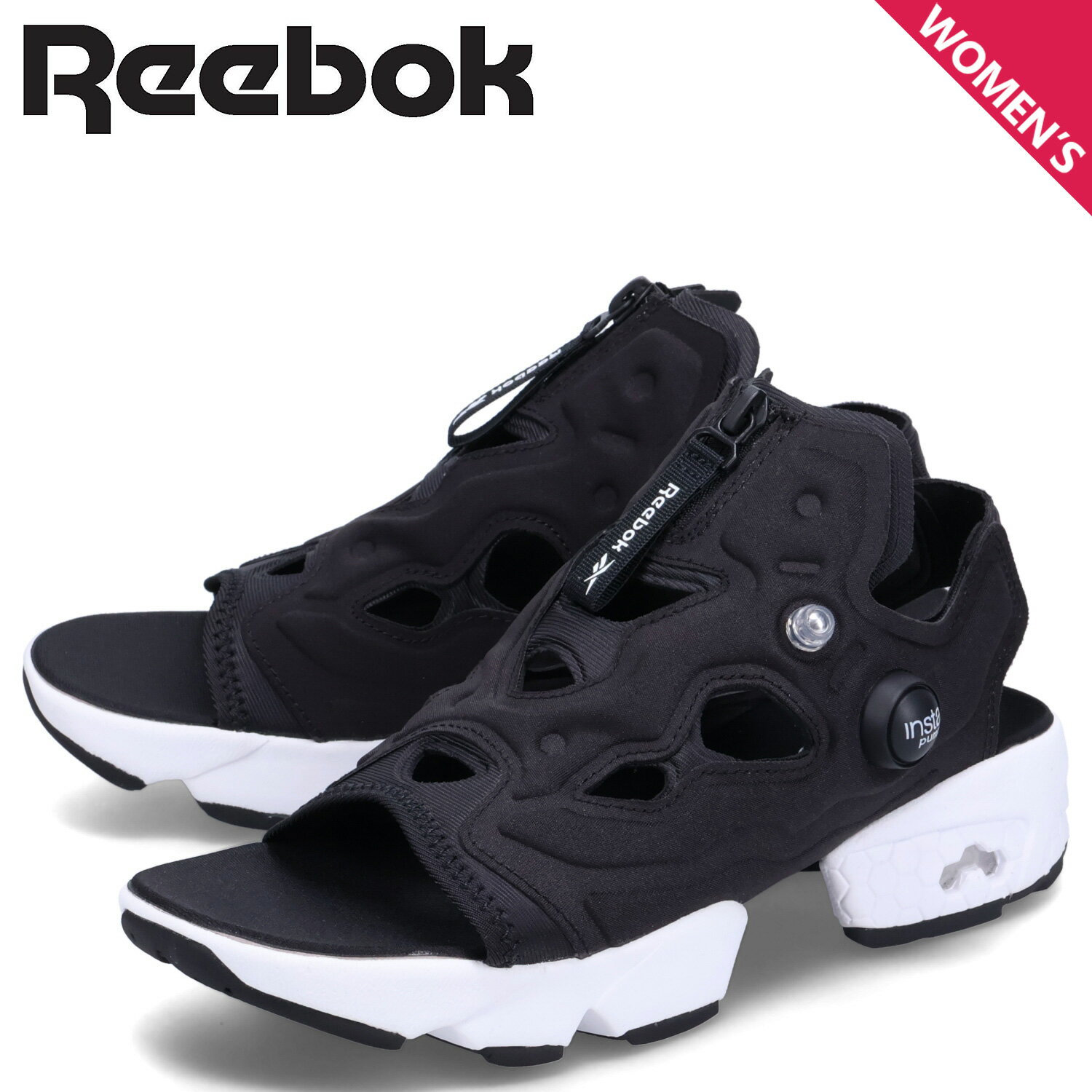 ꡼ܥå Reebok 󥹥ݥץե塼꡼ å  ǥ  INSTAPUMP FURY SANDAL ZIP ֥å  100202019