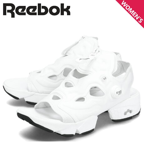 リーボック Reebok インスタポンプフューリー ジップ サンダル レディース 厚底 INSTAPUMP FURY SANDAL ZIP ホワイト 白 100202020