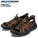 スケッチャーズ サンダル メンズ 【クーポンで最大1000円OFF！5/1 10:59まで】 スケッチャーズ SKECHERS スリップインズ リボルテッド SS サンダル スポーツサンダル メンズ SLIP-INS REVOLTED SS ダーク ブラウン 205181