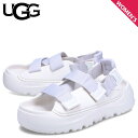 【クーポンで最大1000円OFF！5/7 10:59まで】 UGG アグ サンダル ストラップサンダル ストラタス レディース STRATUS ホワイト 白t 1152686